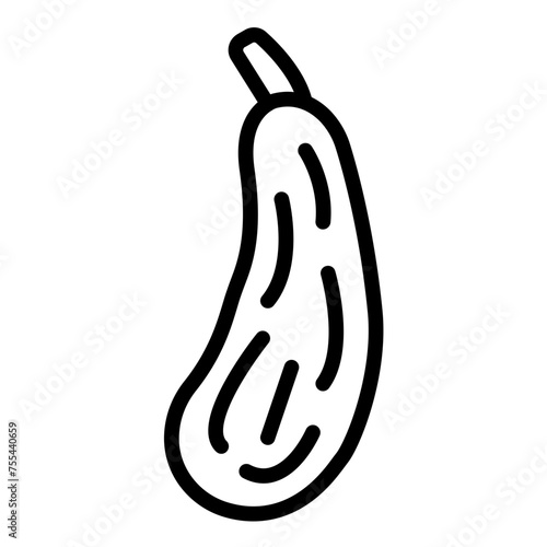 Vector Design Zucchini Zest Icon Style