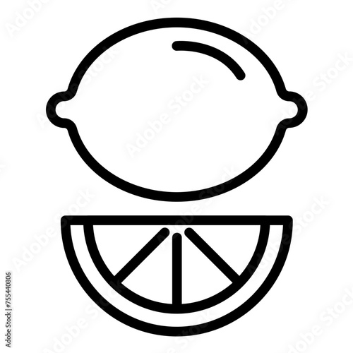 Vector Design Lemon Loom Icon Style
