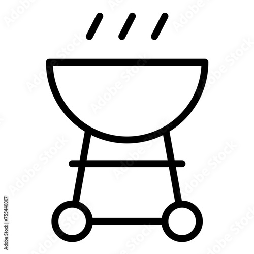Vector Design BBQ Blast Icon Style