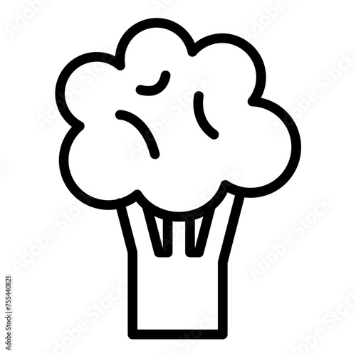 Vector Design Veggie Vortex Icon Style