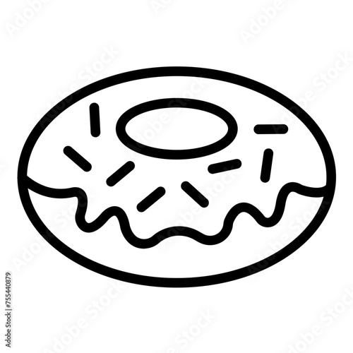 Vector Design Bagel Boulevard Icon Style