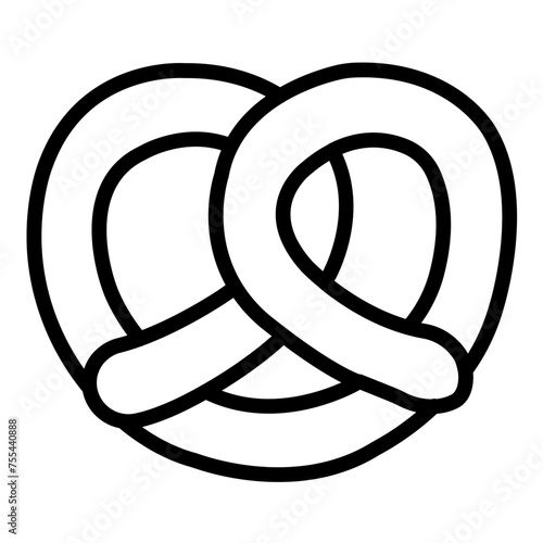 Vector Design Pretzel Parade Icon Style