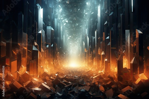 Radiant Wonder: Journey Through Crystal Caves