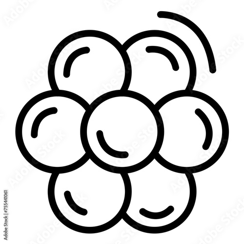 Vector Design Caviar Canvas Icon Style