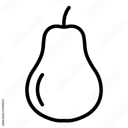 Vector Design Papaya Pinnacle Icon Style