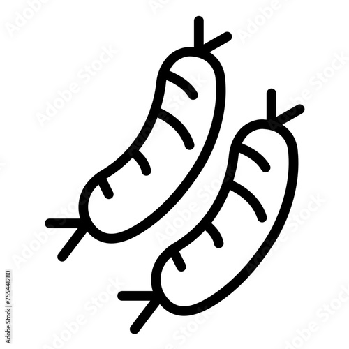 Vector Design Chorizo Charm Icon Style