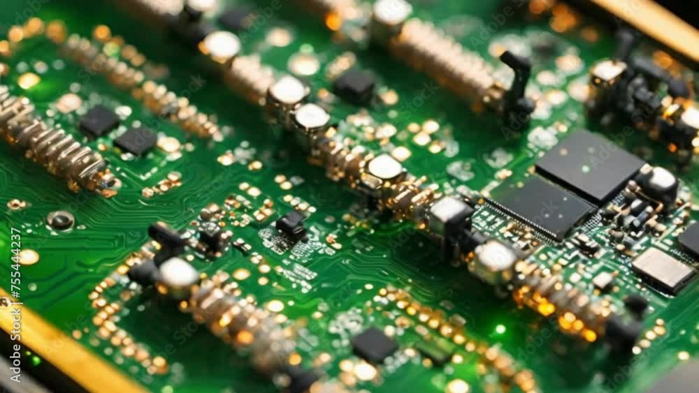 An up-close shot providing a detailed perspective on resistors. An up-close shot providing a detailed perspective on resistors.