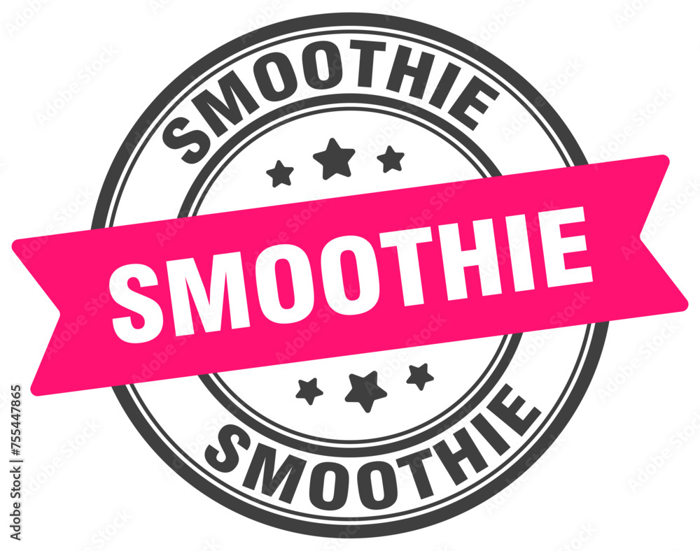 smoothie stamp. smoothie label on transparent background. round sign smoothie stamp. smoothie label on transparent background. round sign