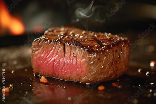 Seared Steak with Herbs photo