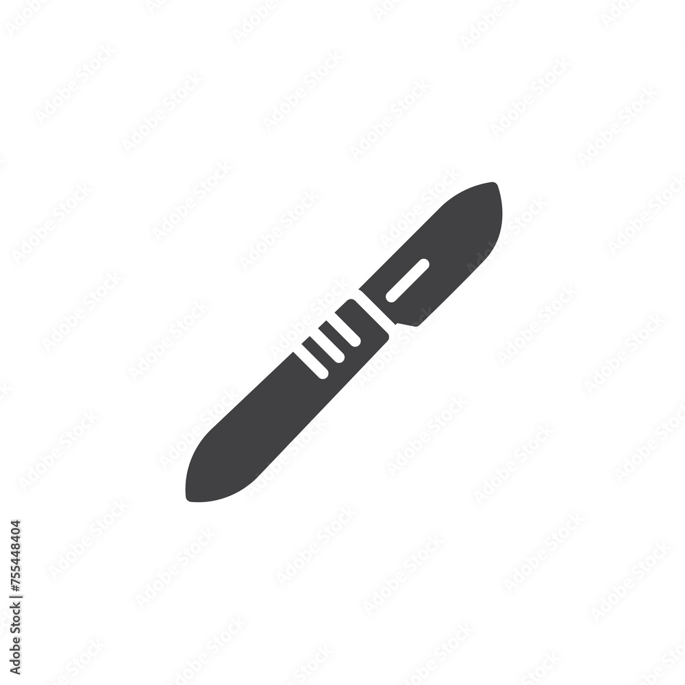 Surgical scalpel vector icon Surgical scalpel vector icon