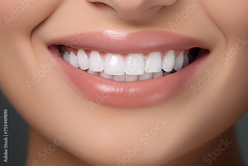 Radiant Smile  Young Woman Showcasing Flawless Teeth in Dental Care Advertisement  Brightening Your Day with Confidence and Oral Health