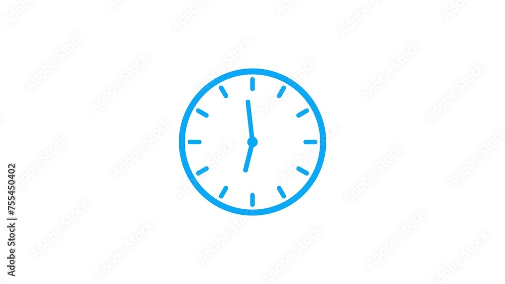 Abstract new fast analog clock icon illustration. Abstract new fast analog clock icon illustration.