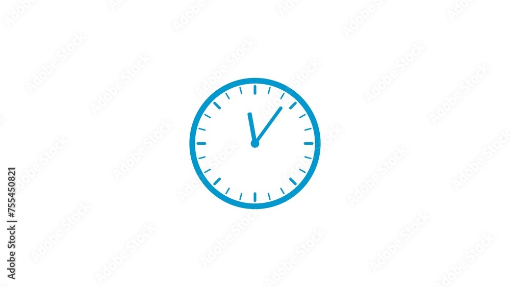 Abstract new fast analog clock icon illustration. Abstract new fast analog clock icon illustration.