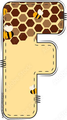 Bee Alphabet, bumblebee, honey bee alphabet,Letter,bee,honey,honey comp, font,typography,Number