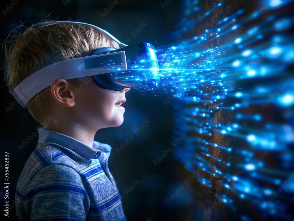 Design an image that captures the essence of digital education and e-learning. Generative AI Design an image that captures the essence of digital education and e-learning. Generative AI