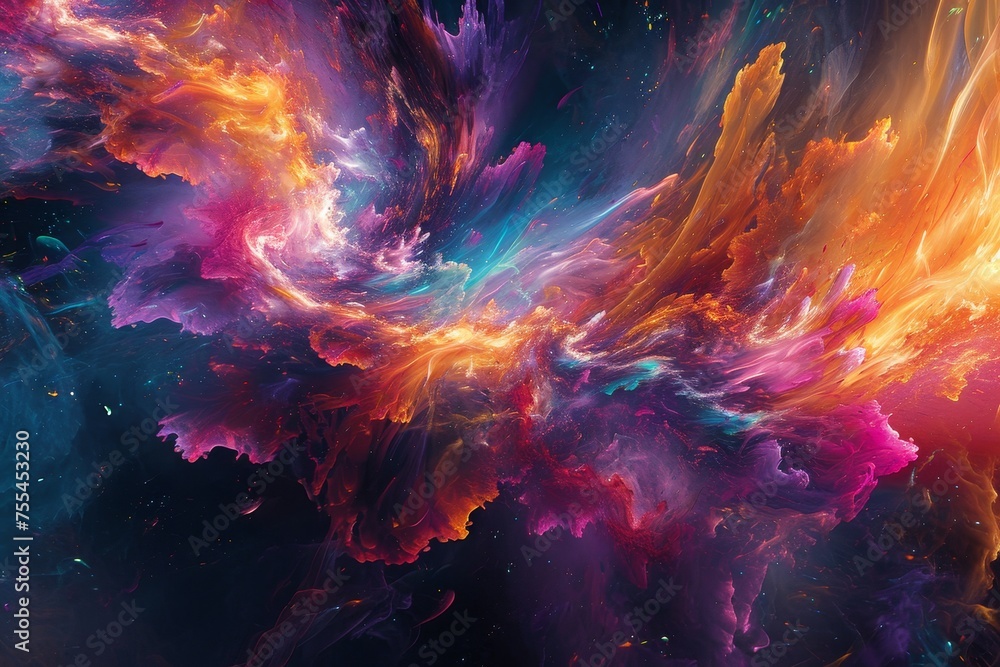 Obraz premium Digital Art Canvas Abstraction