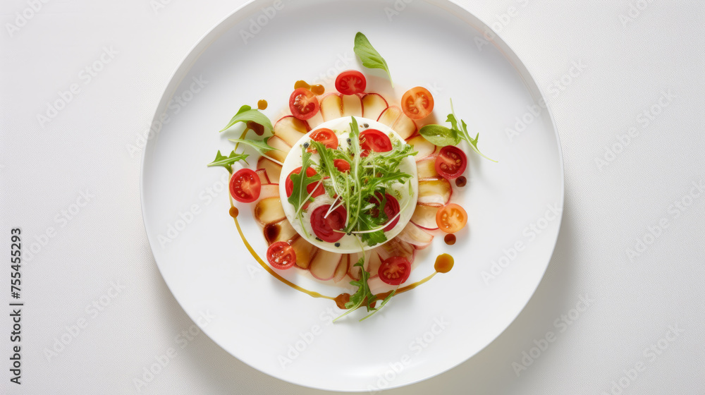 Elegant Caprese Salad with Balsamic Glaze Elegant Caprese Salad with Balsamic Glaze