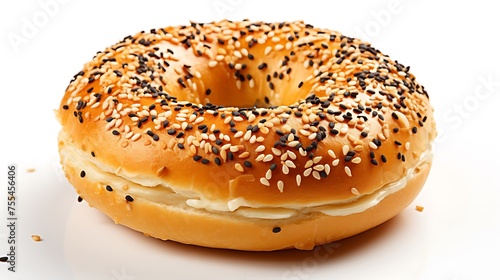 bagel with poppy seed