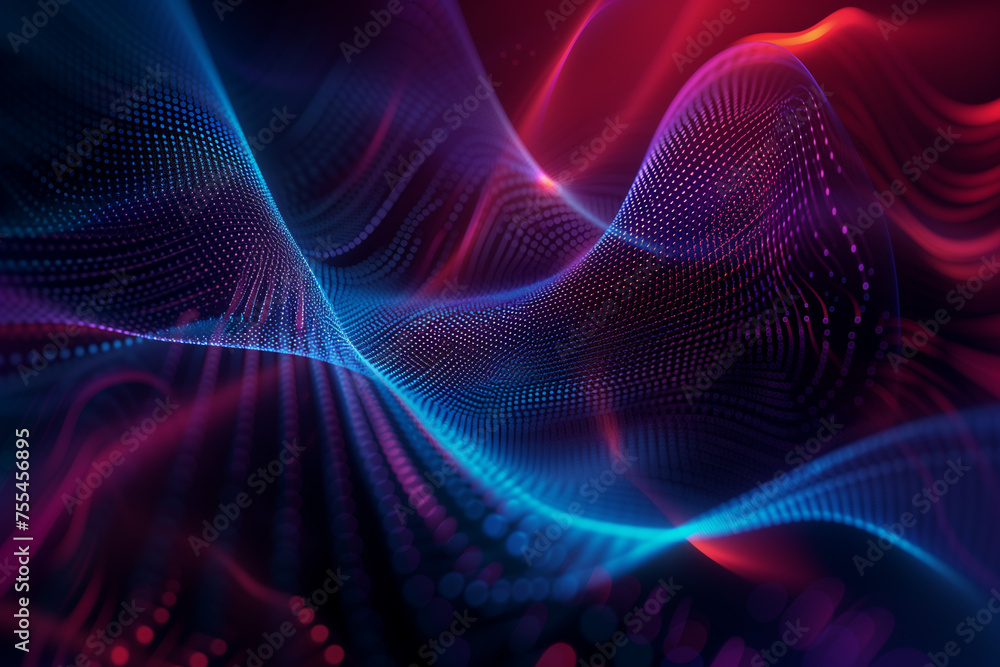 abstract data network on dark background abstract data network on dark background