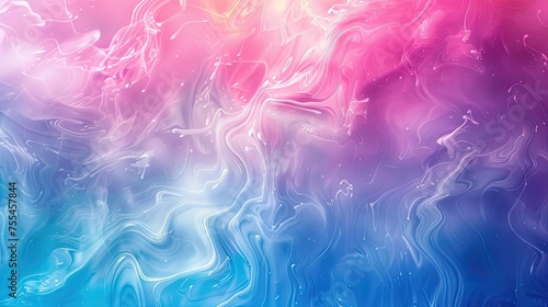 Vivid abstract paint waves background