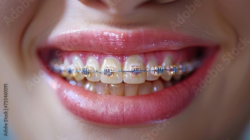 Close up shot on a beautifu...