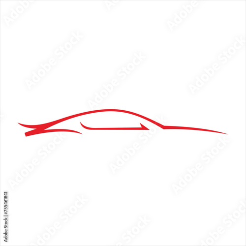 line car logo, car logo line