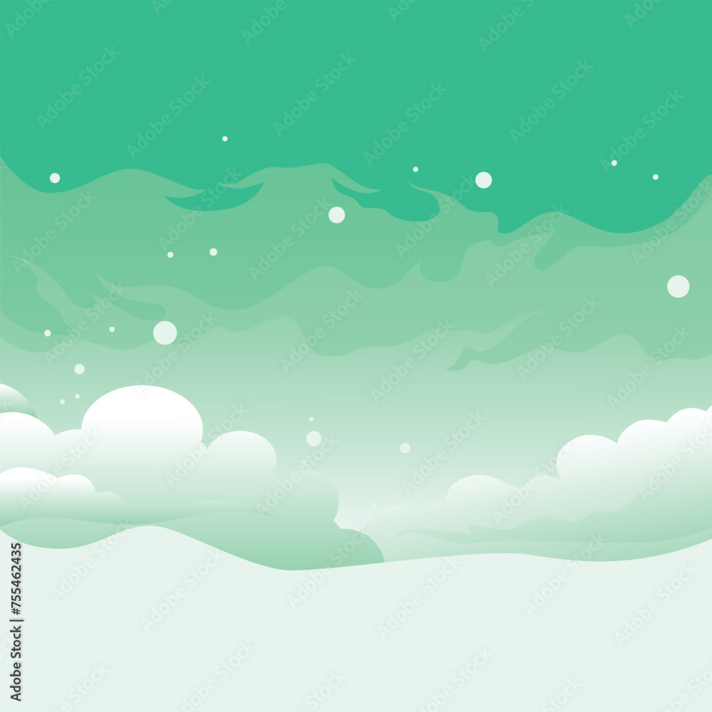 background cloud vector template