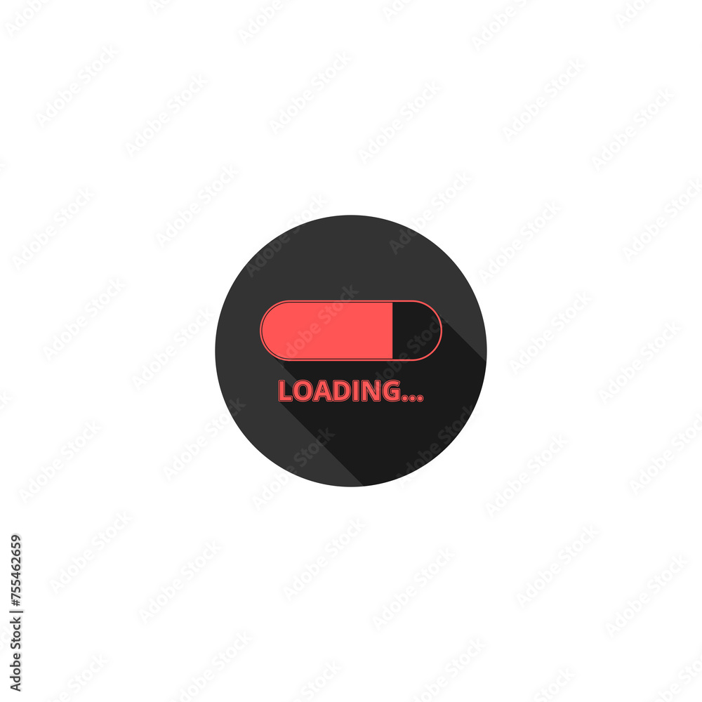 Loading icon isolated on transparent background Loading icon isolated on transparent background