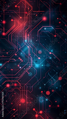 Abstract circuit board technology concept background