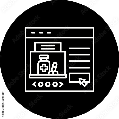 Online pharmacy Icon