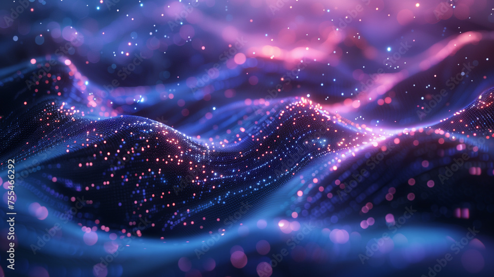 Fototapeta premium The concept of big data and its processing by intelligent systems