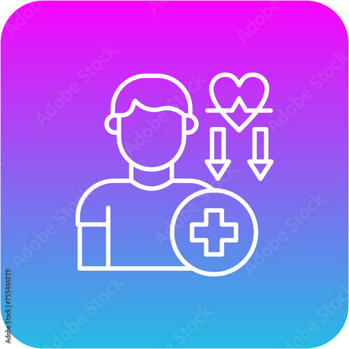 Sick patient Icon