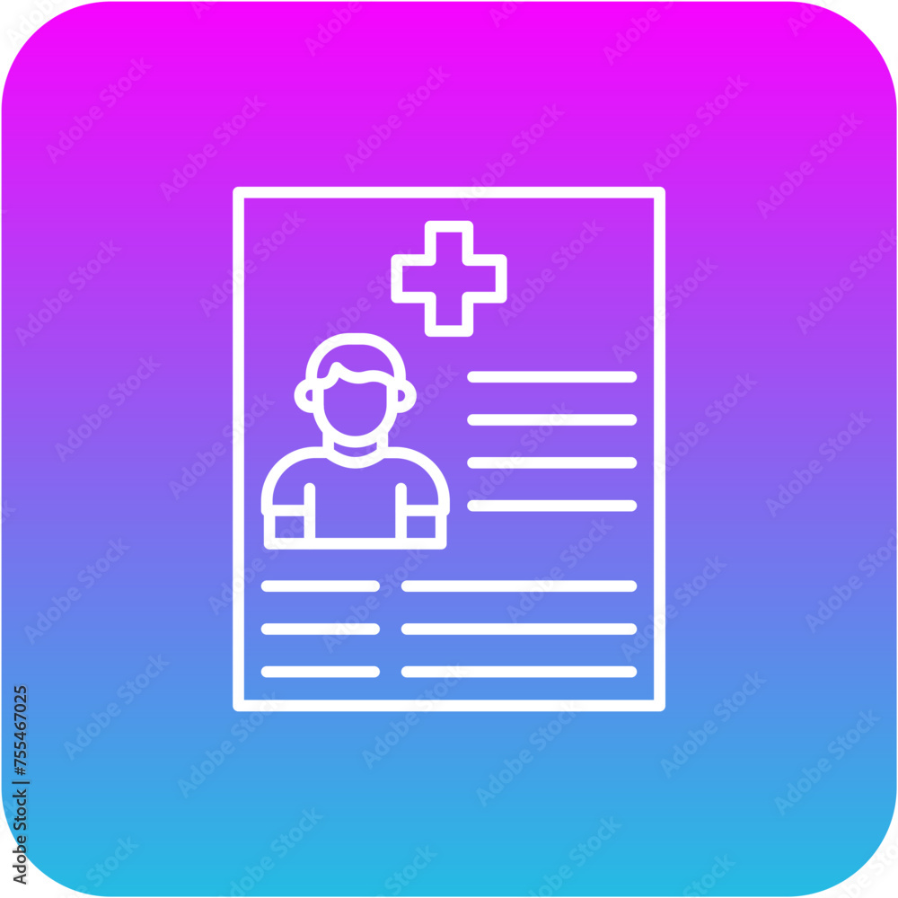 Medical record Icon Medical record Icon