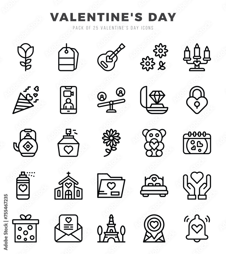 Valentine'S Day icons set for website and mobile site and apps. Valentine'S Day icons set for website and mobile site and apps.