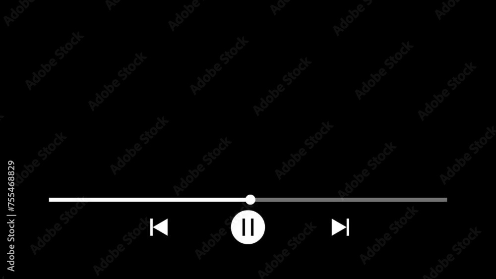 simple animated music player overlay simple animated music player overlay
