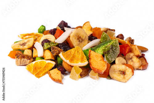 Mix of nuts and dried fruit...