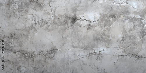 Grey cracked wall. Cement paint. © *Lara*