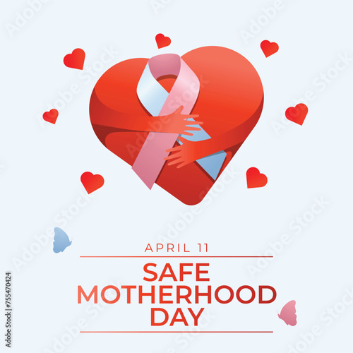 vector graphic of Safe Motherhood Day ideal for Safe Motherhood Day celebration.