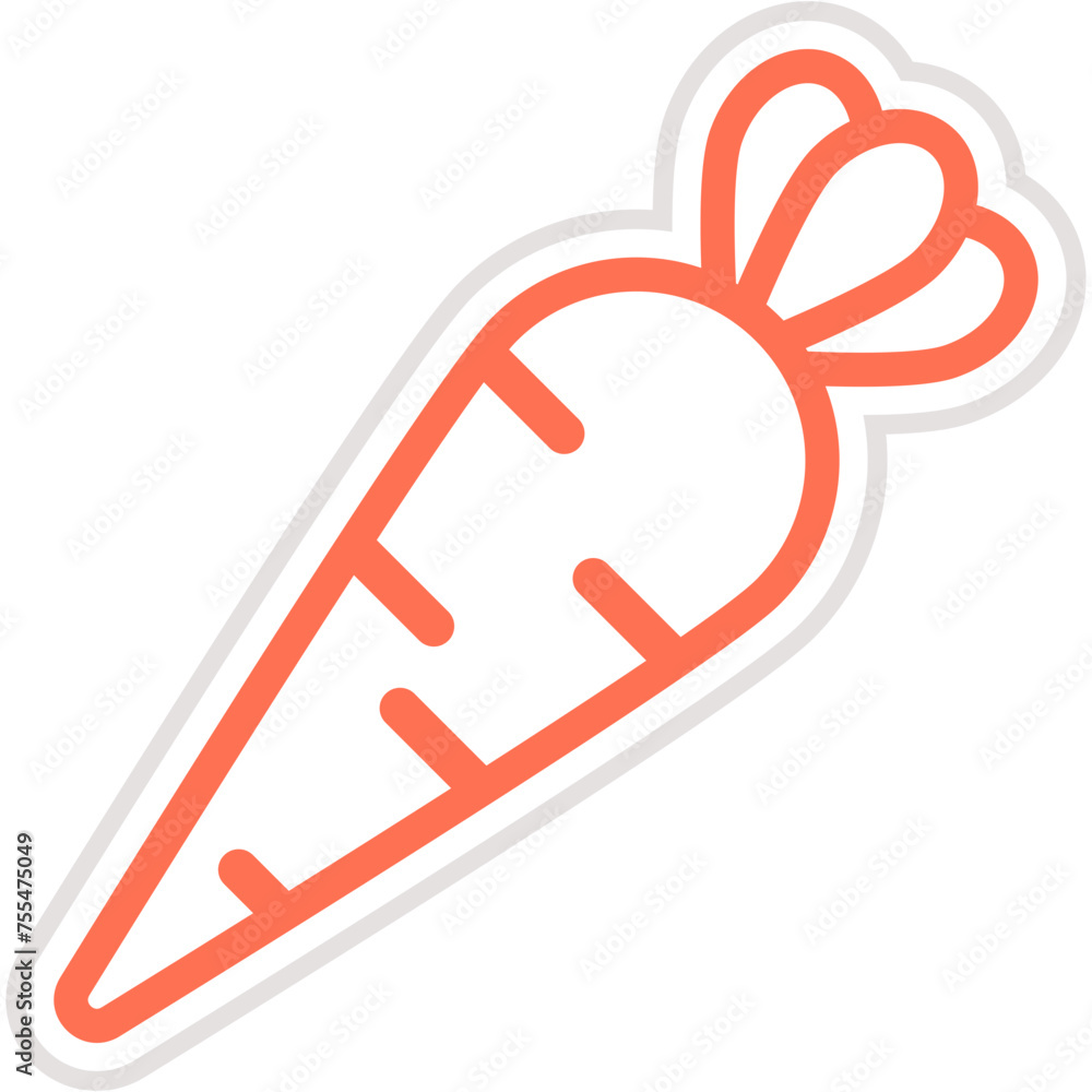 Carrot Vector Icon Design Illustration Carrot Vector Icon Design Illustration