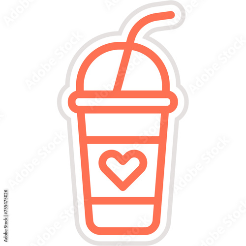 Frappe Vector Icon Design Illustration