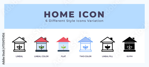 Home icon for web. mobile apps and ui.