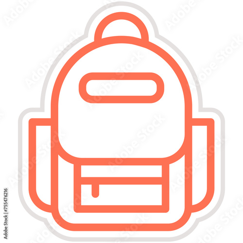 Bagpack Vector Icon Design Illustration