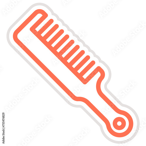 comb Vector Icon Design Illustration