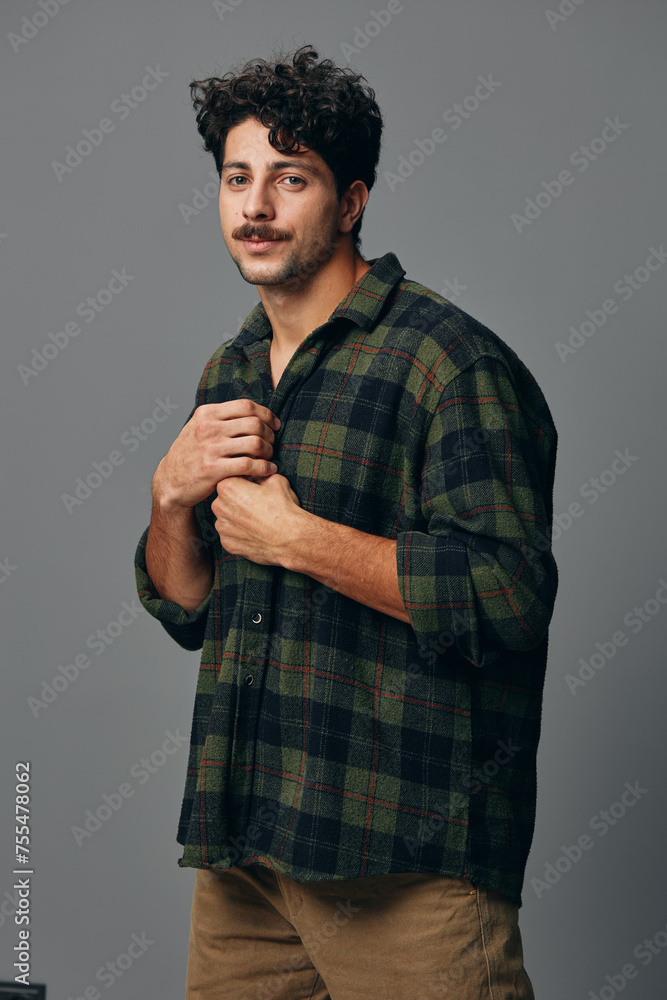 Trendy man fashion face hipster smile person shirt portrait copyspace model handsome hispanic happy Trendy man fashion face hipster smile person shirt portrait copyspace model handsome hispanic happy