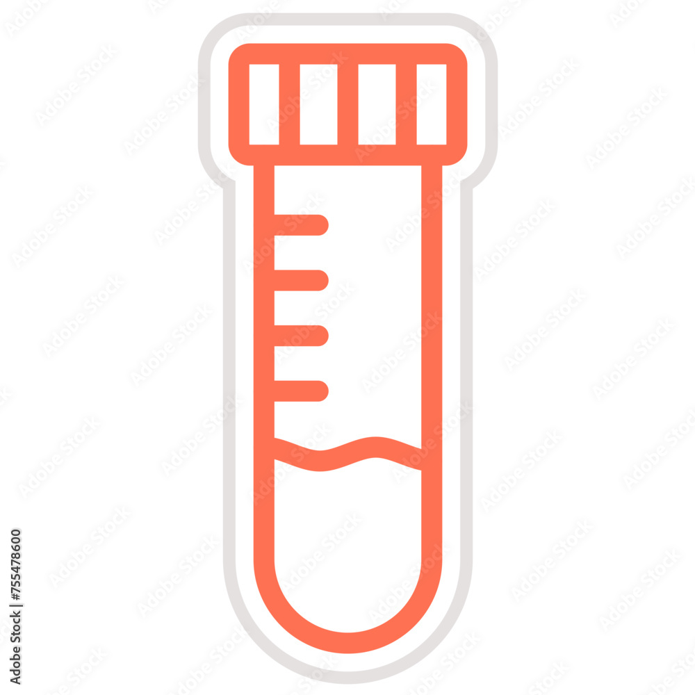 Test tube Vector Icon Design Illustration Test tube Vector Icon Design Illustration