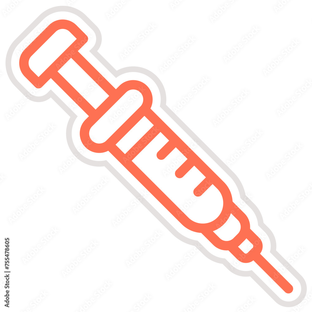 Syringe Vector Icon Design Illustration Syringe Vector Icon Design Illustration