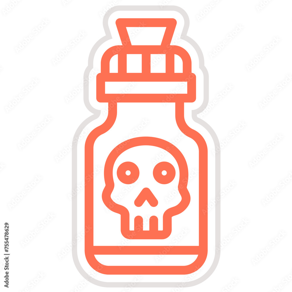 Poison Vector Icon Design Illustration Poison Vector Icon Design Illustration