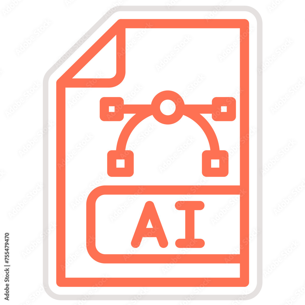 Ai file Vector Icon Design Illustration