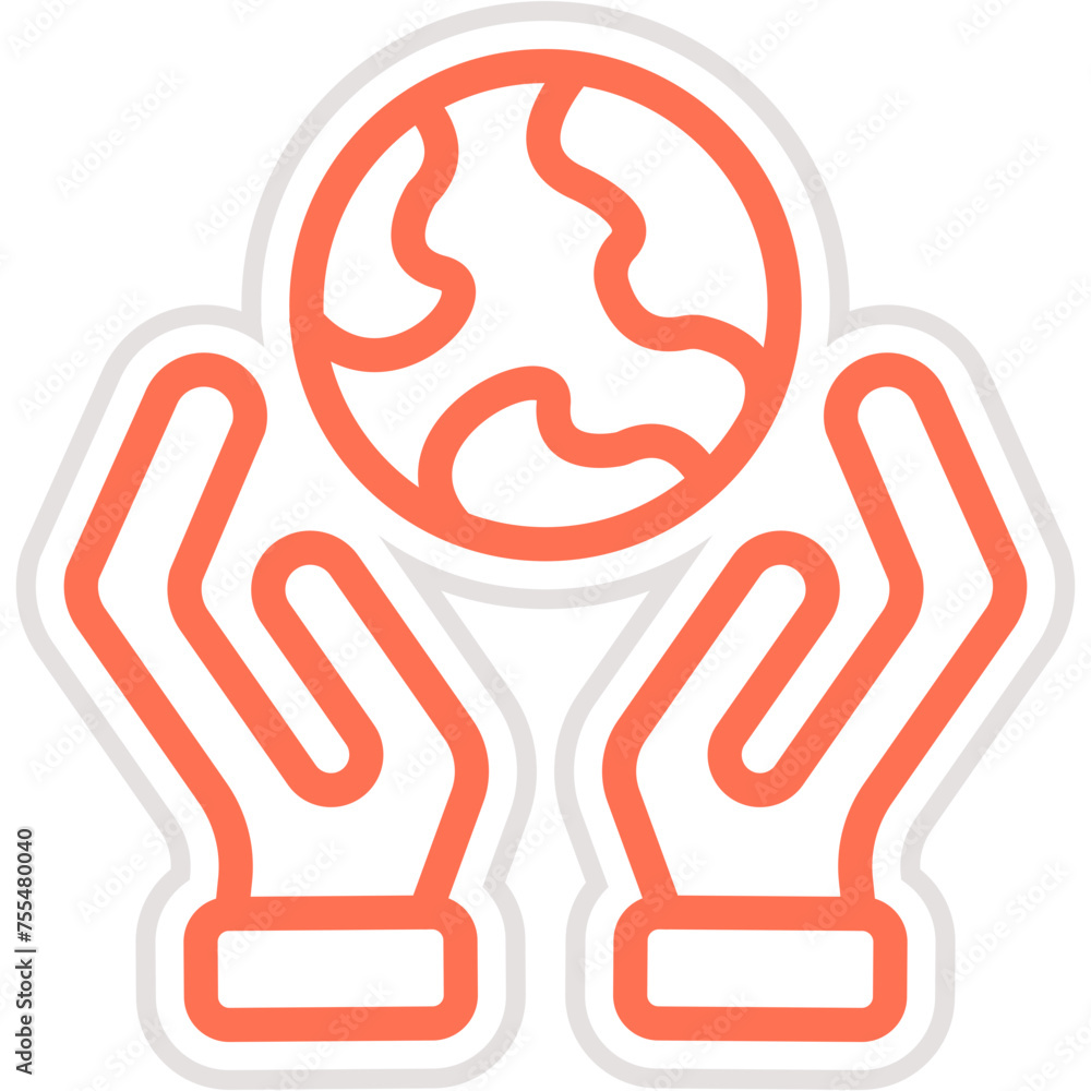 Save the World Vector Icon Design Illustration Save the World Vector Icon Design Illustration