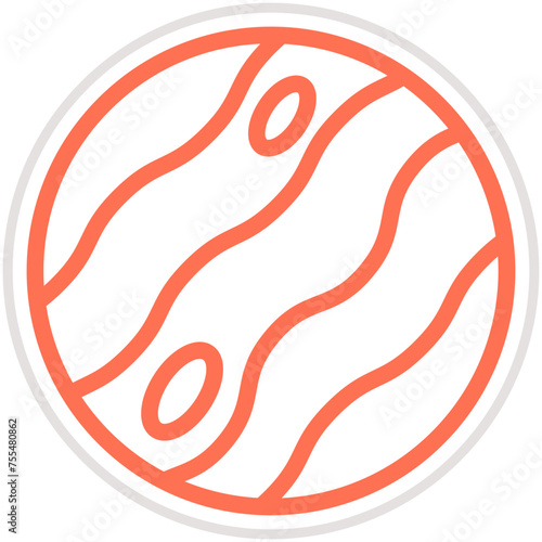 Uranus Vector Icon Design Illustration